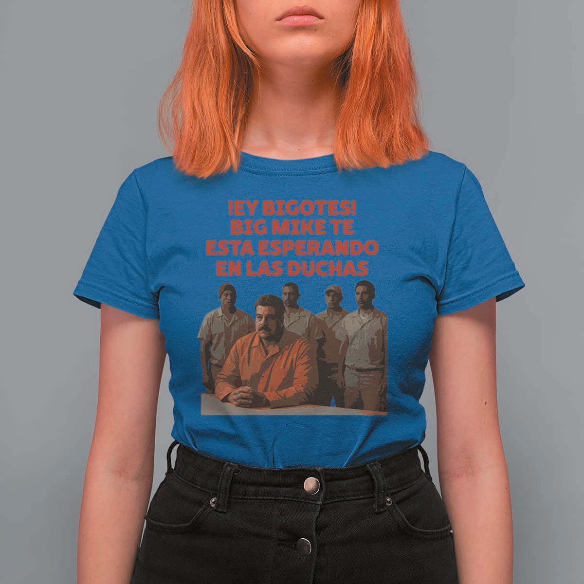 Maduro in Prison Meme Satire T Shirt For Women Spanish Political Politcal Sarcasm - Wonder Print Shop