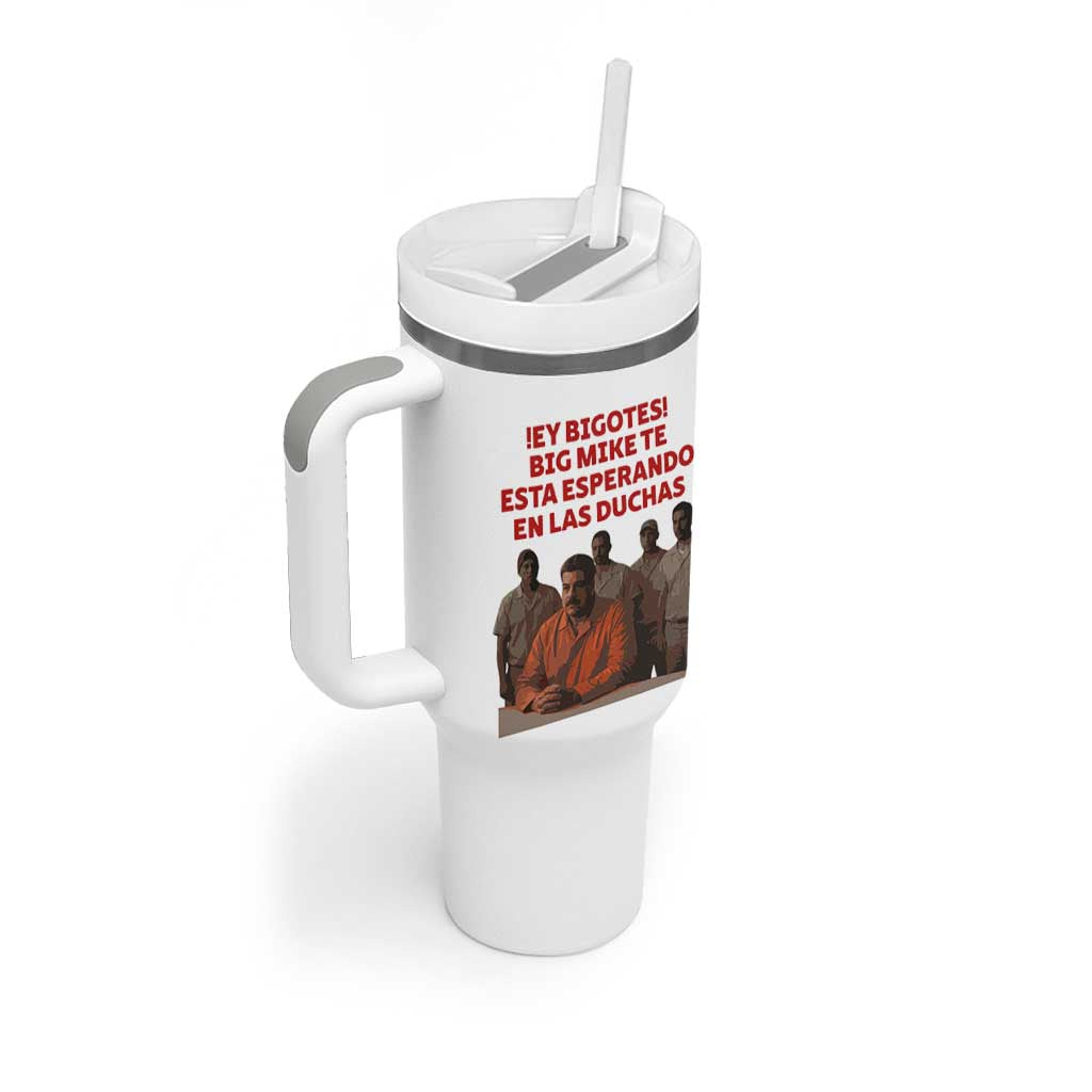 Maduro in Prison Meme Satire Tumbler With Handle Spanish Political Politcal Sarcasm - Wonder Print Shop