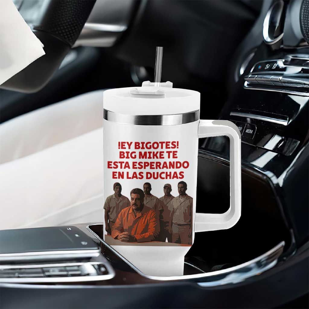 Maduro in Prison Meme Satire Tumbler With Handle Spanish Political Politcal Sarcasm - Wonder Print Shop