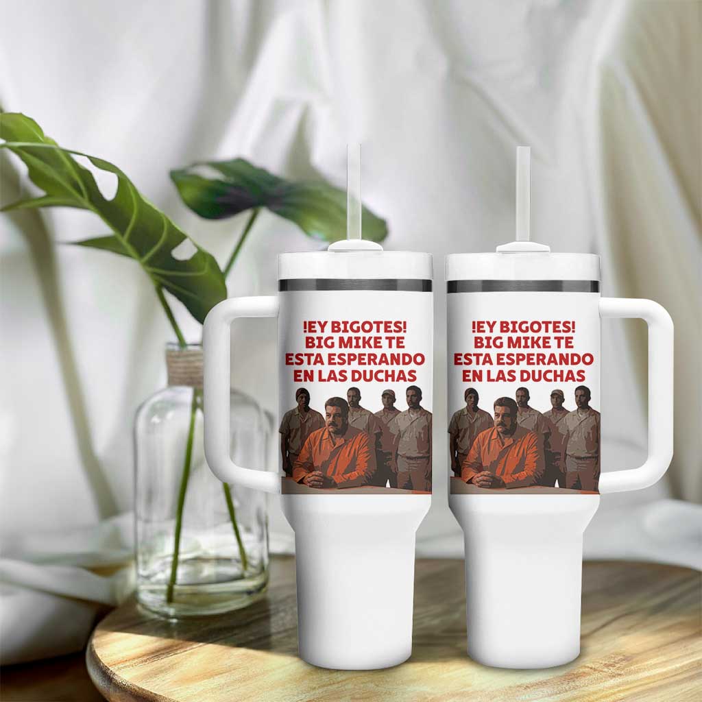 Maduro in Prison Meme Satire Tumbler With Handle Spanish Political Politcal Sarcasm - Wonder Print Shop
