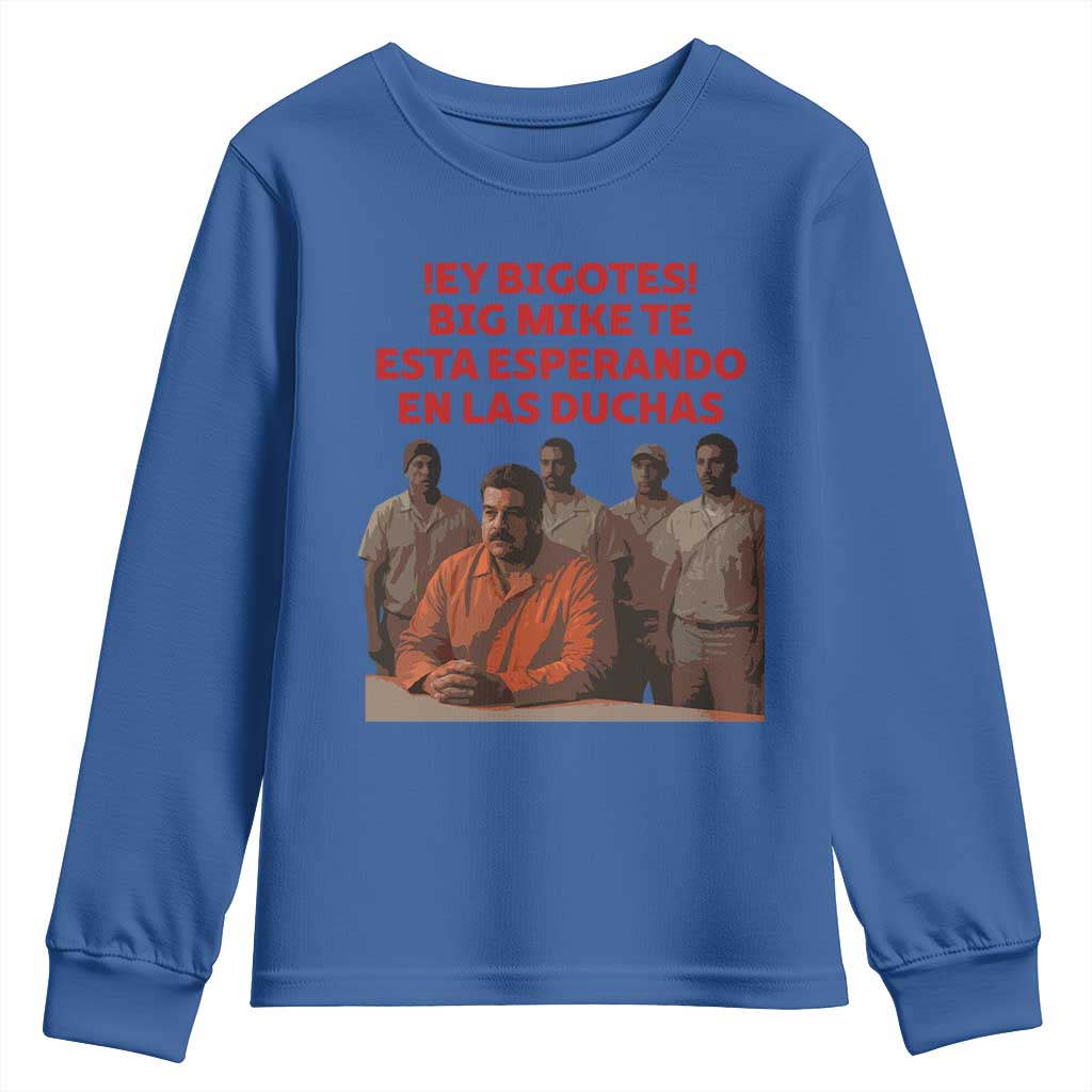 Maduro in Prison Meme Satire Youth Sweatshirt Spanish Political Politcal Sarcasm - Wonder Print Shop