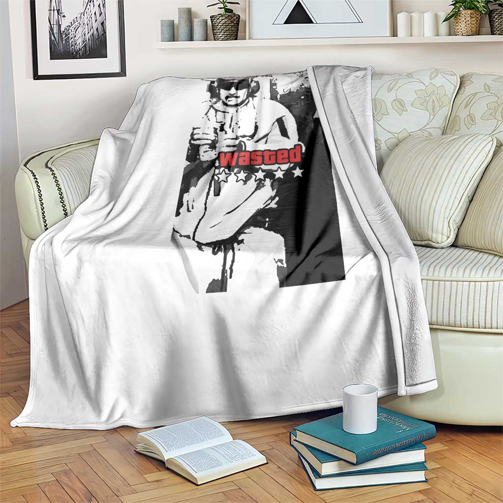 Wasted Maduro Meme Throw Blanket Dictator’s Downfall Political Satire GTA Style - Wonder Print Shop