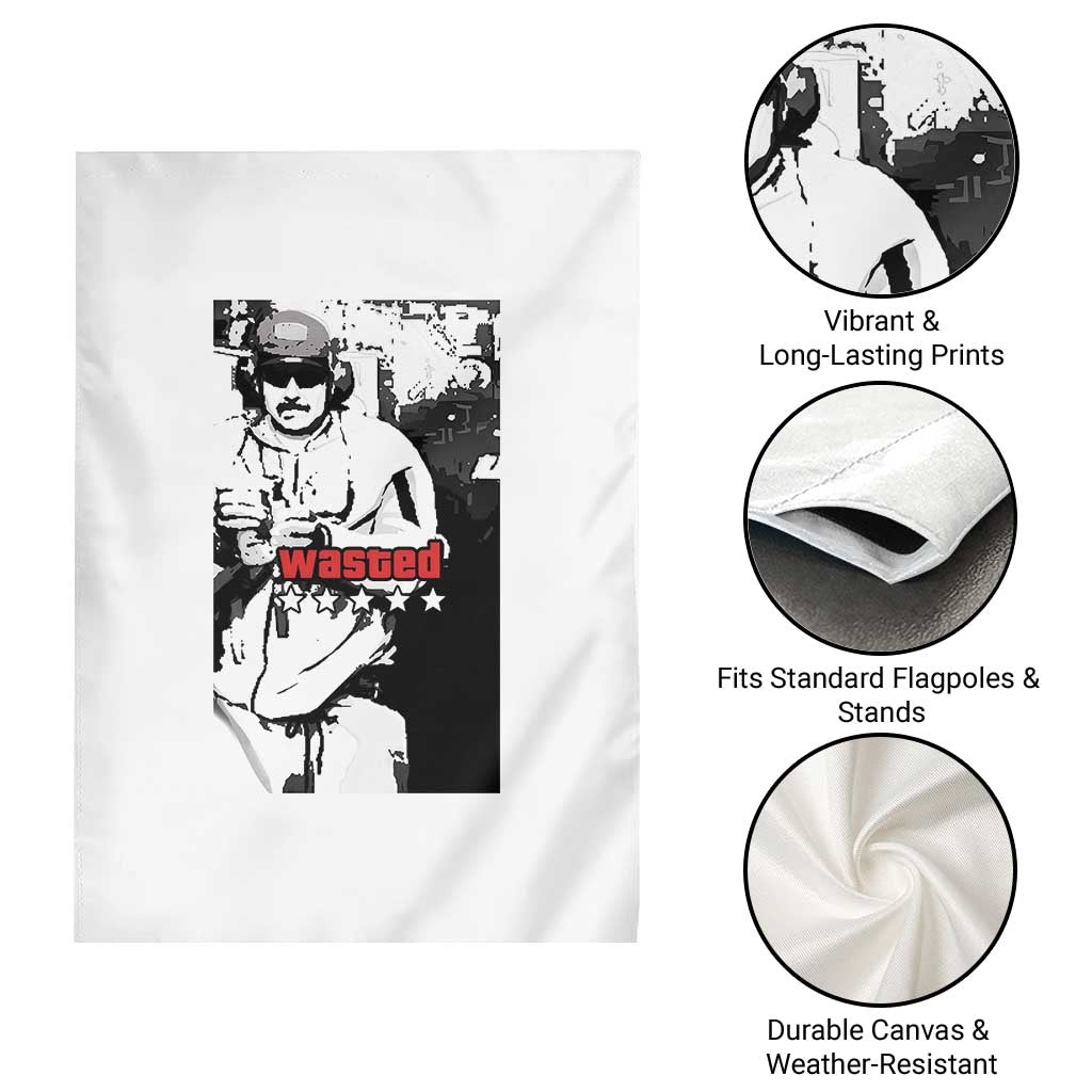 Wasted Maduro Meme Garden Flag Dictator’s Downfall Political Satire GTA Style - Wonder Print Shop