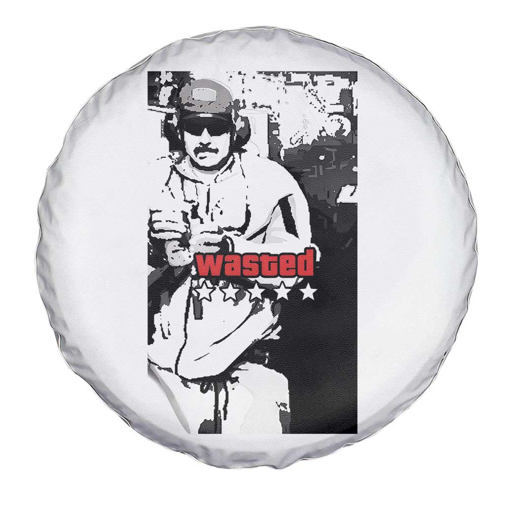 Wasted Maduro Meme Spare Tire Cover Dictator’s Downfall Political Satire GTA Style - Wonder Print Shop