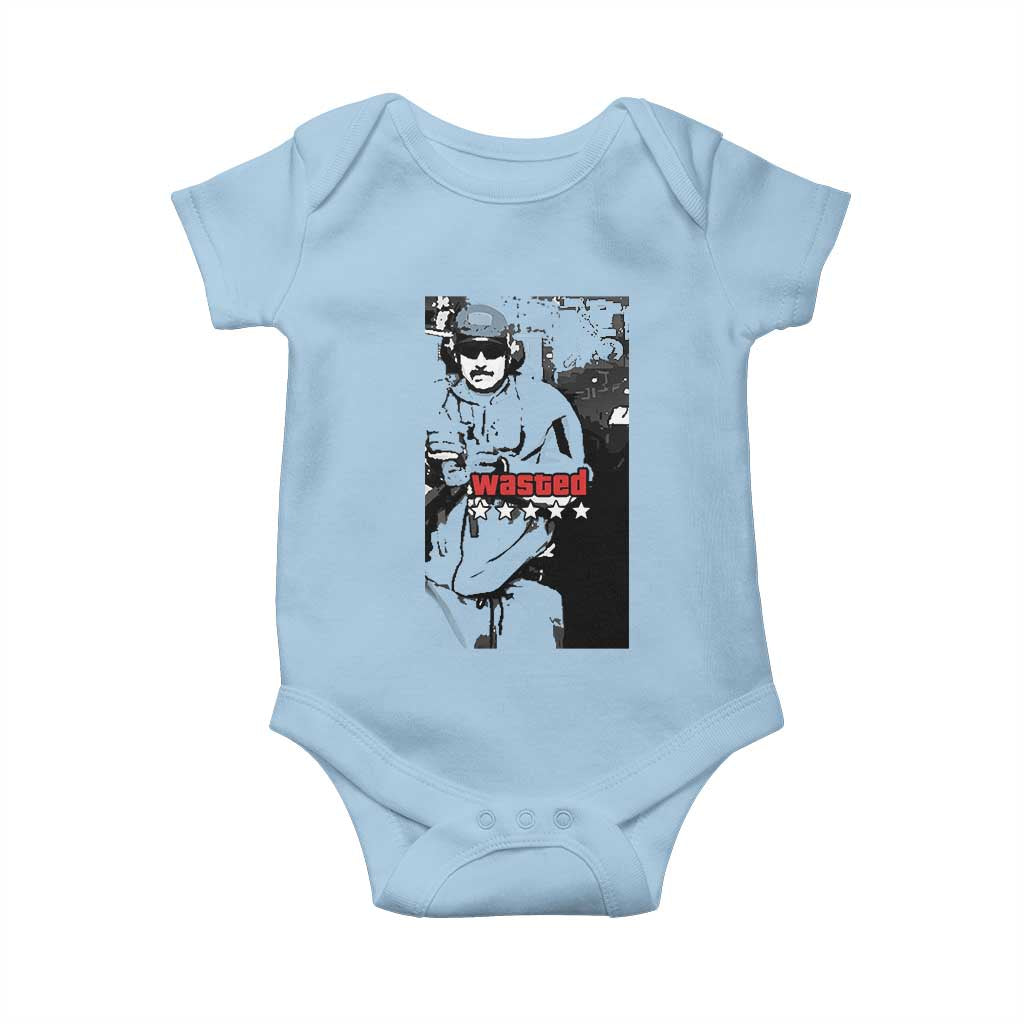 Wasted Maduro Meme Baby Onesie Dictator’s Downfall Political Satire GTA Style - Wonder Print Shop