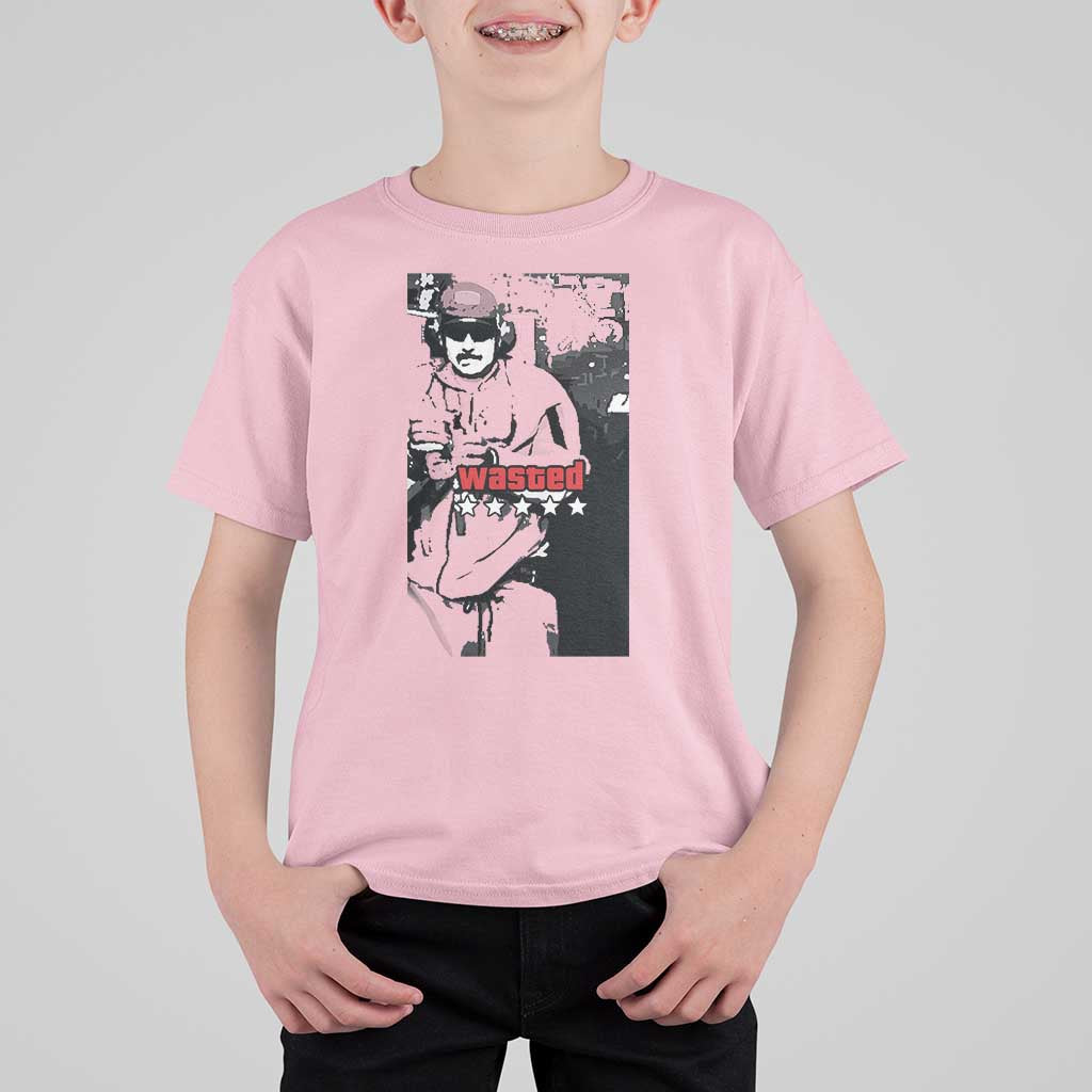 Wasted Maduro Meme T Shirt For Kid Dictator’s Downfall Political Satire GTA Style - Wonder Print Shop