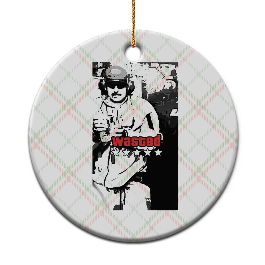 Wasted Maduro Meme Ceramic Ornament Dictator’s Downfall Political Satire GTA Style - Wonder Print Shop