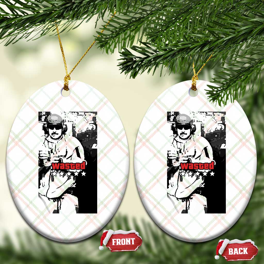 Wasted Maduro Meme Ceramic Ornament Dictator’s Downfall Political Satire GTA Style - Wonder Print Shop