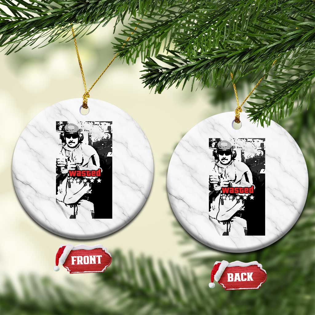Wasted Maduro Meme Ceramic Ornament Dictator’s Downfall Political Satire GTA Style - Wonder Print Shop