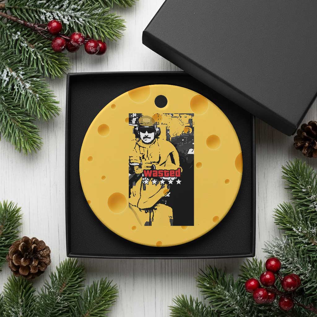 Wasted Maduro Meme Ceramic Ornament Dictator’s Downfall Political Satire GTA Style - Wonder Print Shop