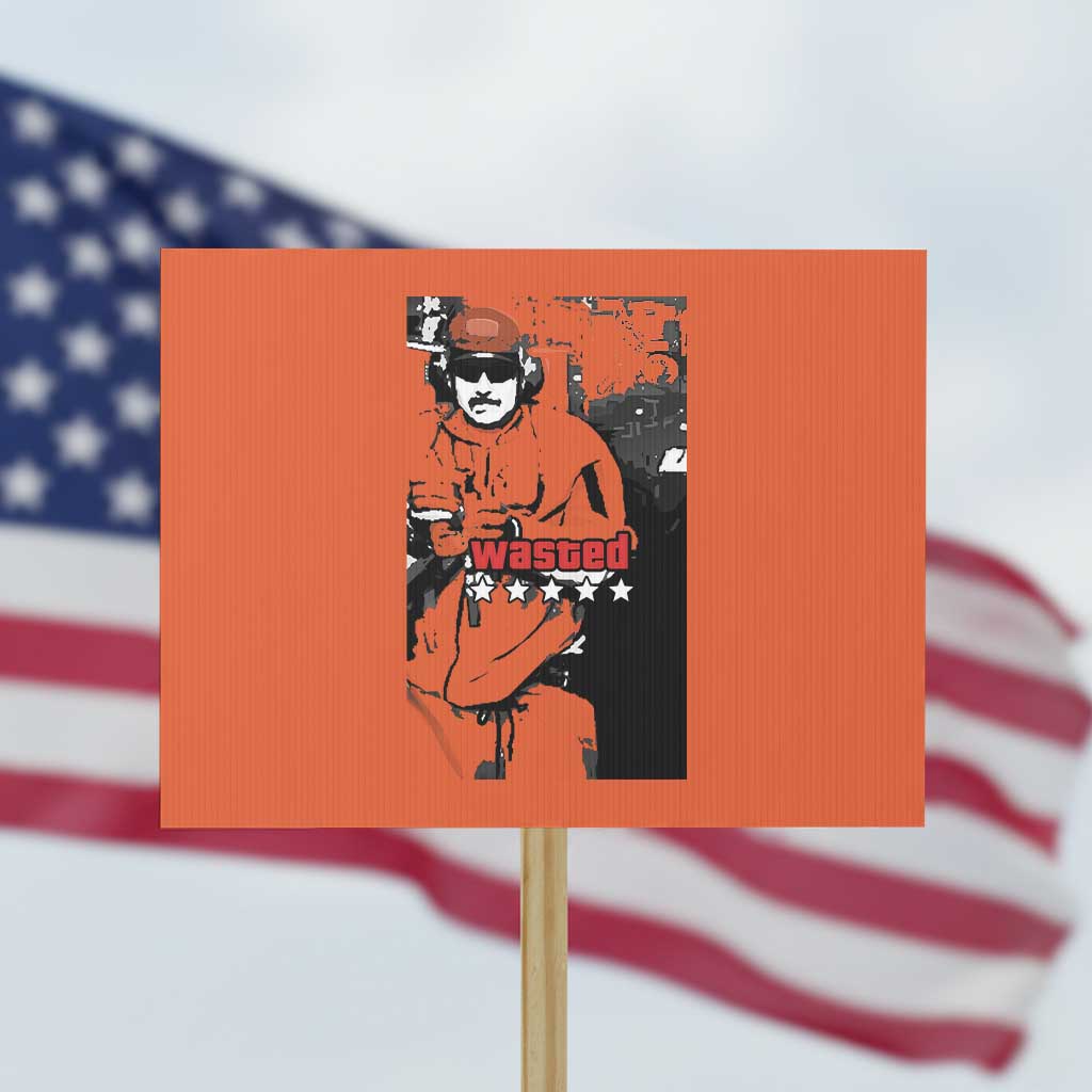 Wasted Maduro Meme Protest Sign Dictator’s Downfall Political Satire GTA Style