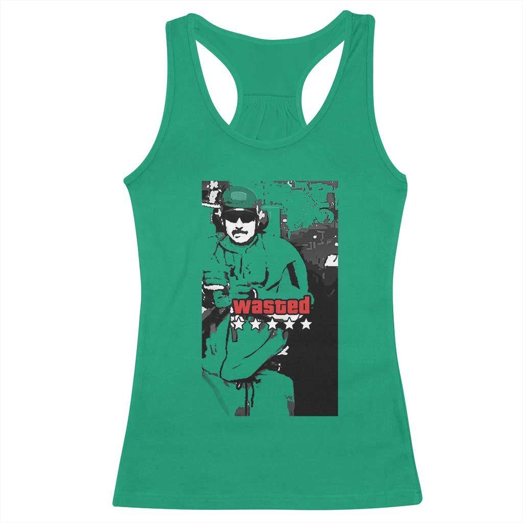 Wasted Maduro Meme Racerback Tank Top Dictator’s Downfall Political Satire GTA Style - Wonder Print Shop