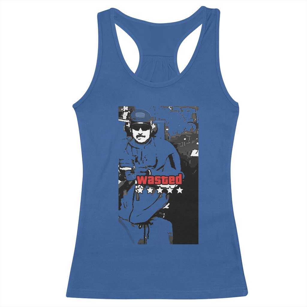 Wasted Maduro Meme Racerback Tank Top Dictator’s Downfall Political Satire GTA Style - Wonder Print Shop