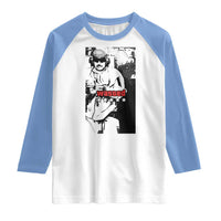 Wasted Maduro Meme Raglan Shirt Dictator’s Downfall Political Satire GTA Style - Wonder Print Shop
