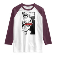 Wasted Maduro Meme Raglan Shirt Dictator’s Downfall Political Satire GTA Style - Wonder Print Shop