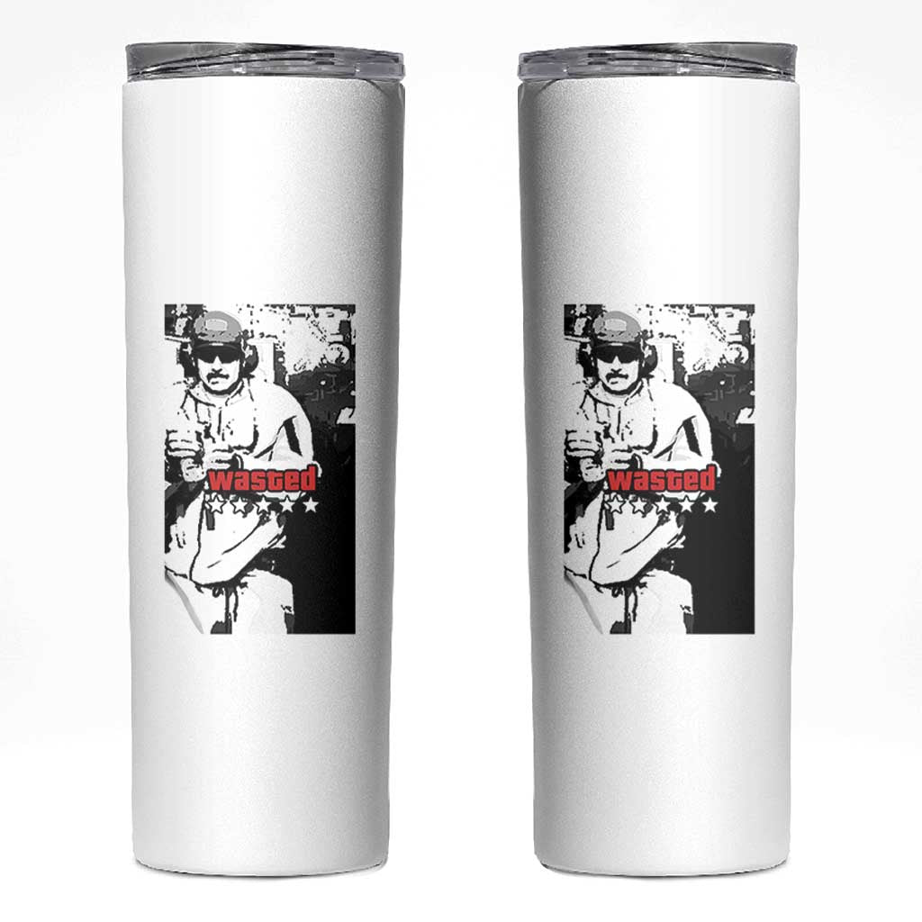Wasted Maduro Meme Skinny Tumbler Dictator’s Downfall Political Satire GTA Style - Wonder Print Shop