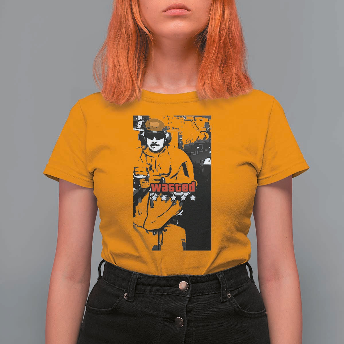 Wasted Maduro Meme T Shirt For Women Dictator’s Downfall Political Satire GTA Style - Wonder Print Shop