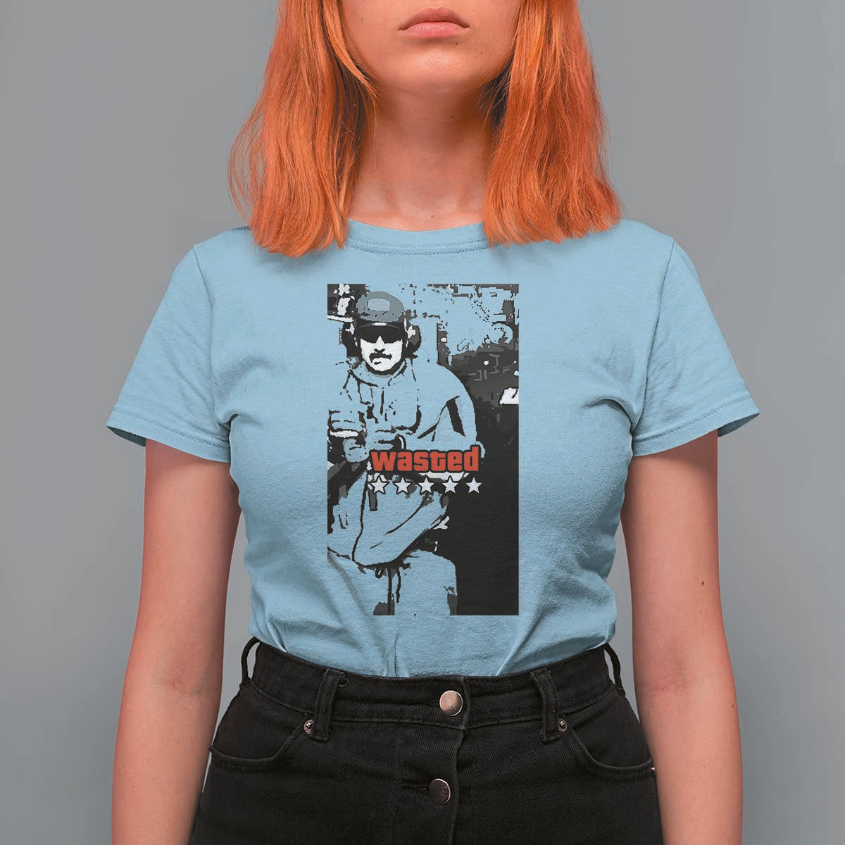 Wasted Maduro Meme T Shirt For Women Dictator’s Downfall Political Satire GTA Style - Wonder Print Shop