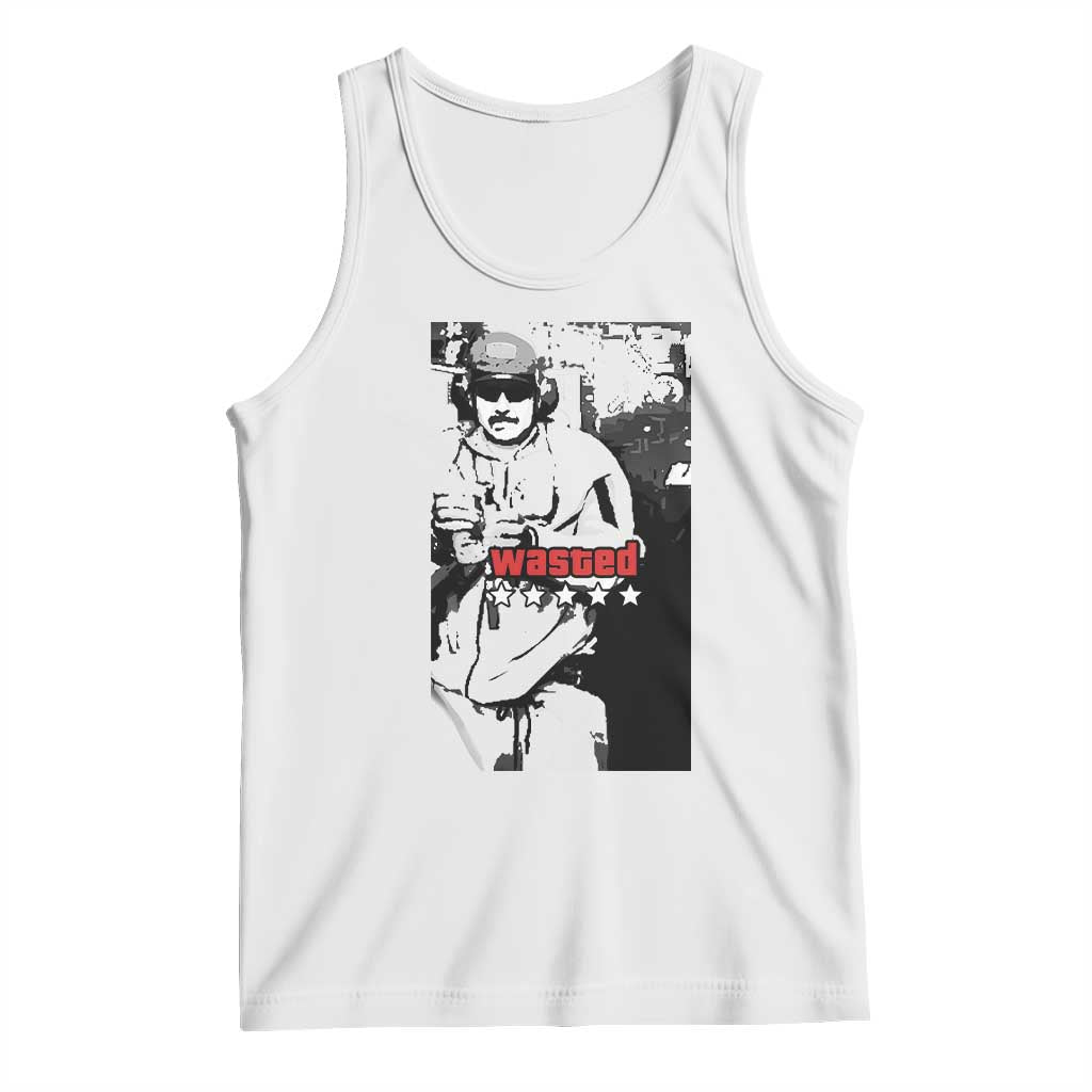 Wasted Maduro Meme Tank Top Dictator’s Downfall Political Satire GTA Style - Wonder Print Shop