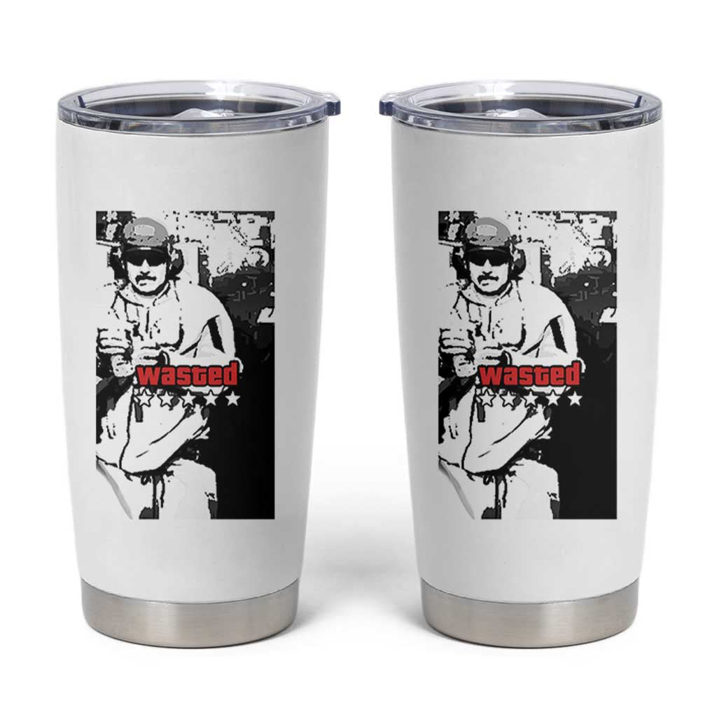 Wasted Maduro Meme Tumbler Cup Dictator’s Downfall Political Satire GTA Style - Wonder Print Shop