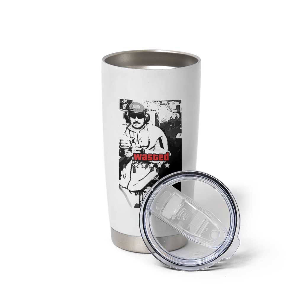 Wasted Maduro Meme Tumbler Cup Dictator’s Downfall Political Satire GTA Style - Wonder Print Shop