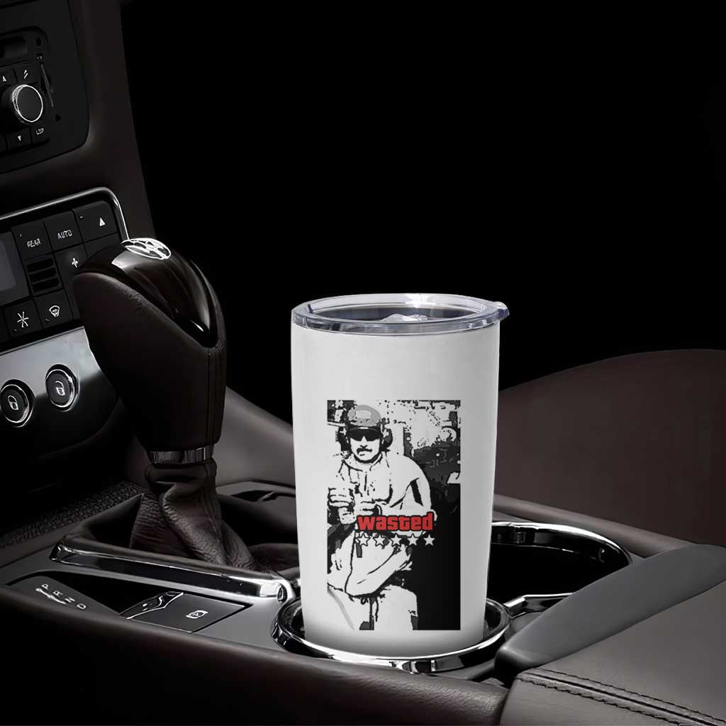 Wasted Maduro Meme Tumbler Cup Dictator’s Downfall Political Satire GTA Style - Wonder Print Shop