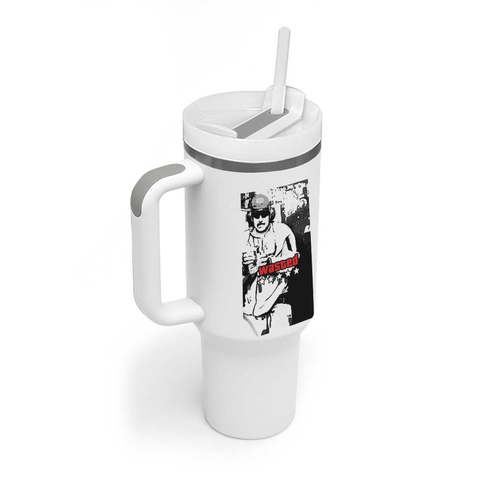 Wasted Maduro Meme Tumbler With Handle Dictator’s Downfall Political Satire GTA Style - Wonder Print Shop