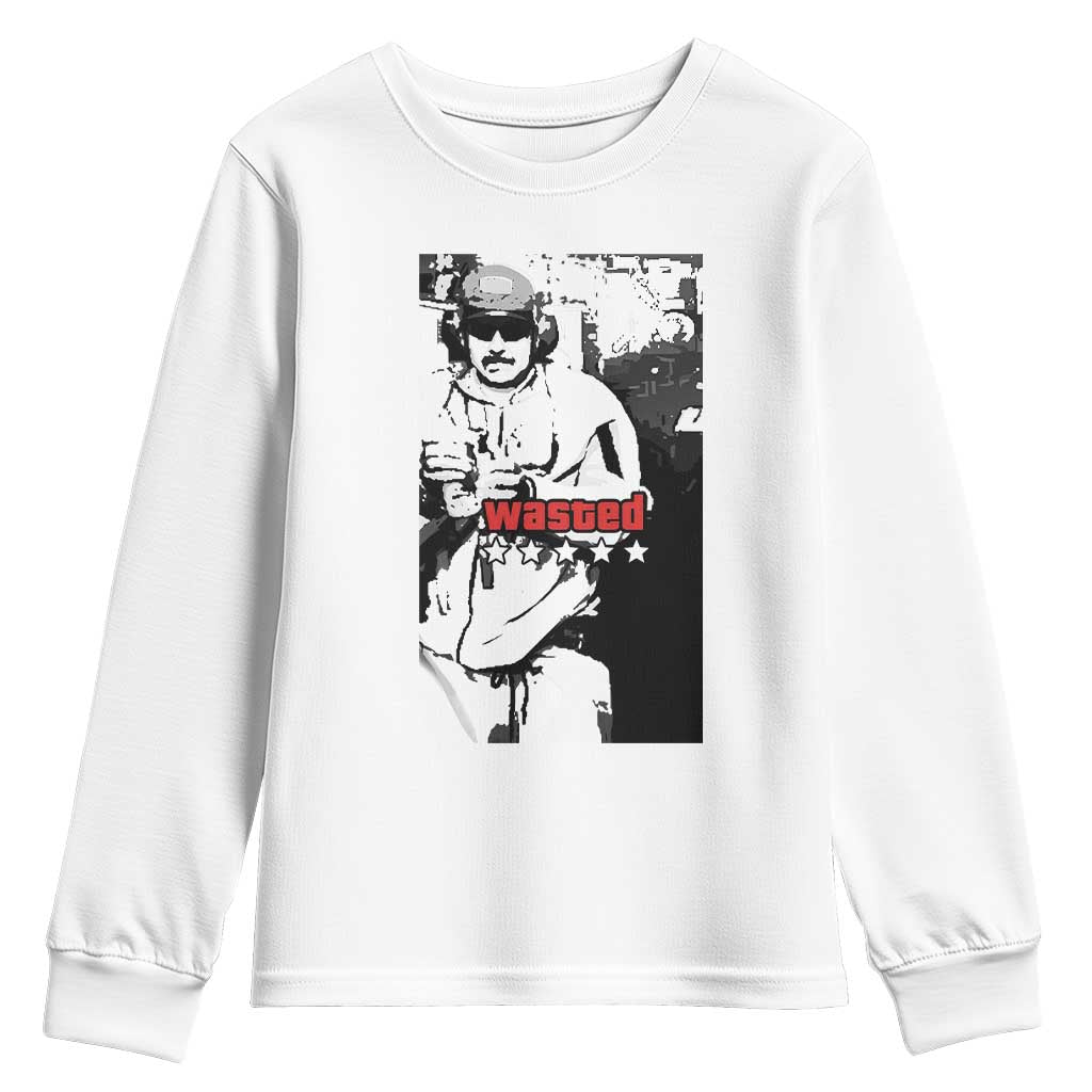 Wasted Maduro Meme Youth Sweatshirt Dictator’s Downfall Political Satire GTA Style - Wonder Print Shop