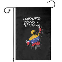 Maduro Cono e Tu Madre Garden Flag Venezuelan Protest Graffiti Graphic - Wonder Print Shop