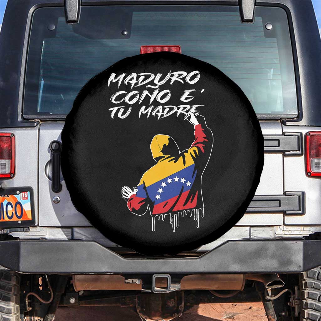 Maduro Cono e Tu Madre Spare Tire Cover Venezuelan Protest Graffiti Graphic - Wonder Print Shop