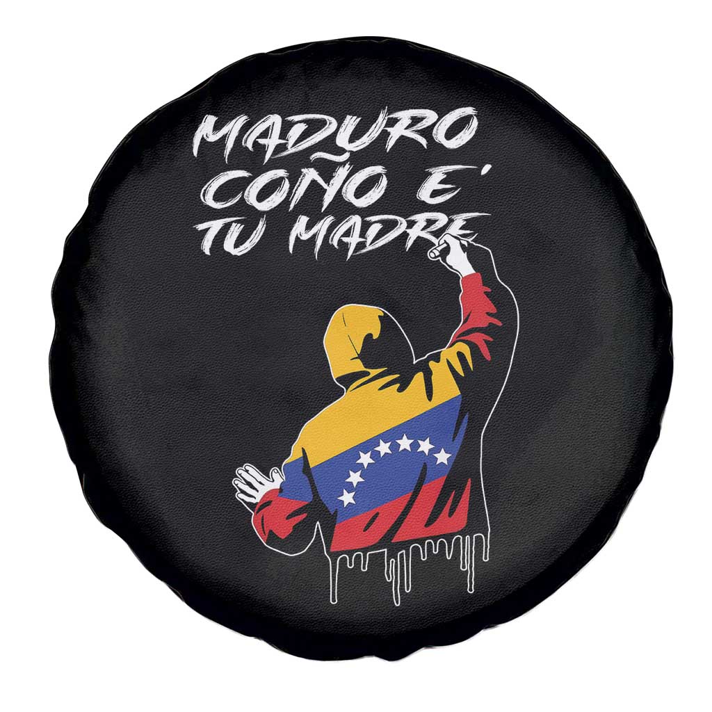 Maduro Cono e Tu Madre Spare Tire Cover Venezuelan Protest Graffiti Graphic - Wonder Print Shop