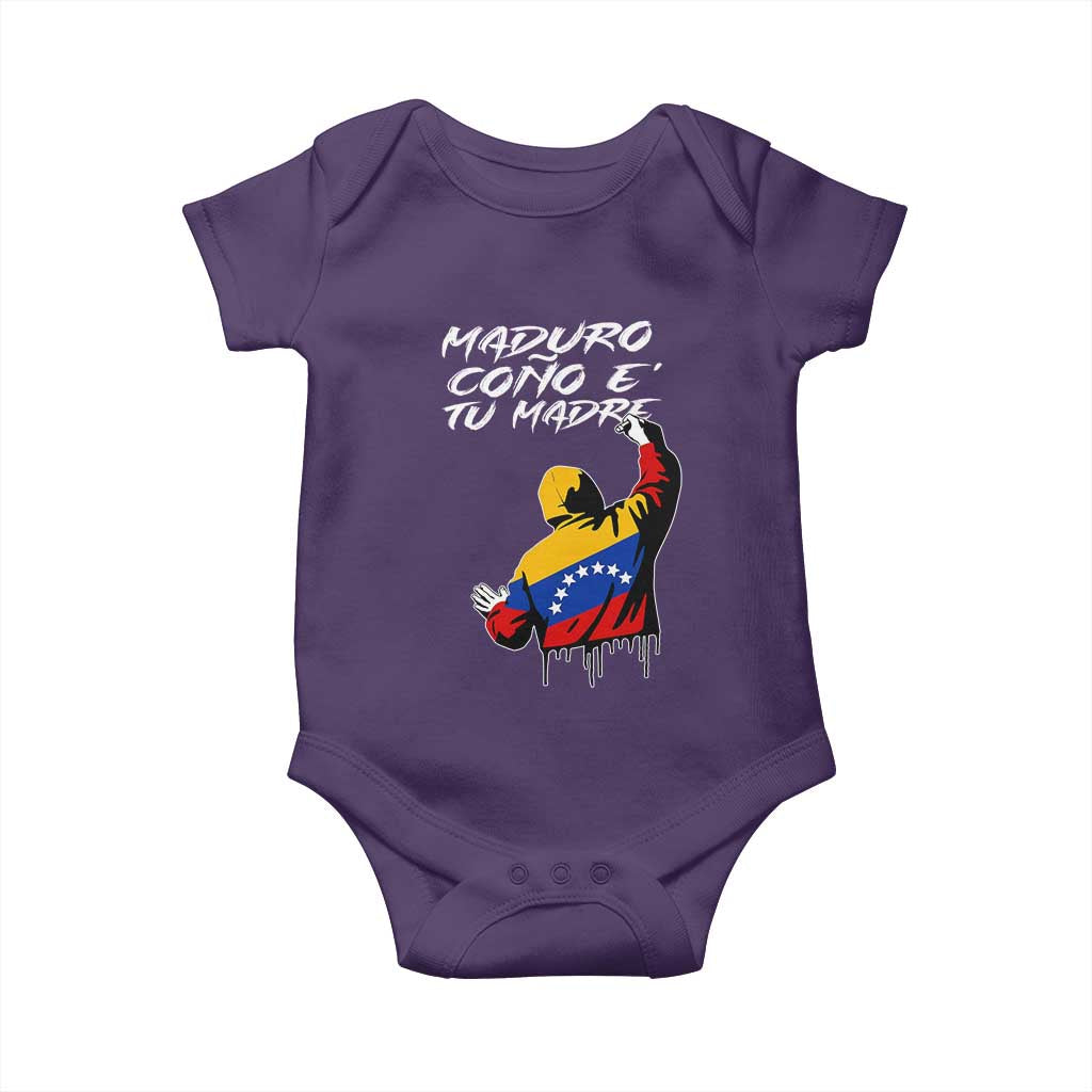 Maduro Cono e Tu Madre Baby Onesie Venezuelan Protest Graffiti Graphic - Wonder Print Shop