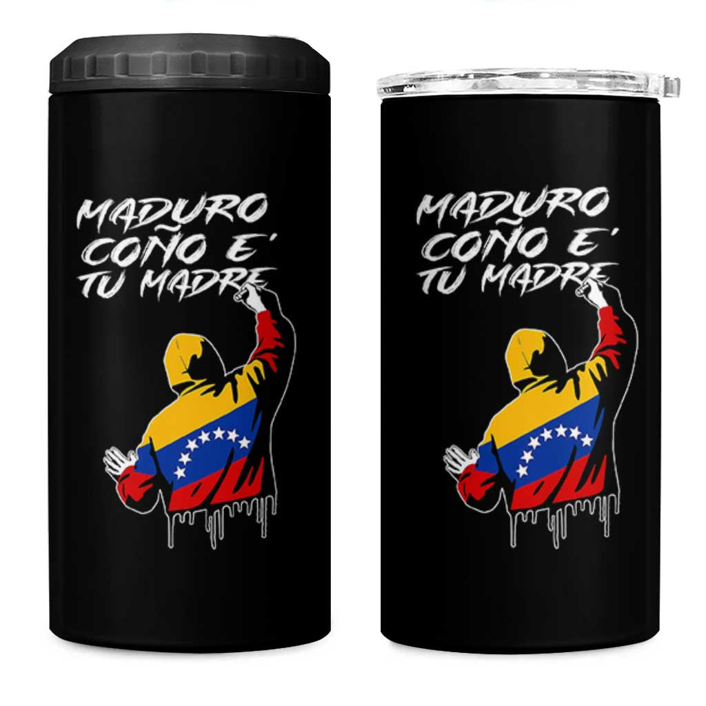 Maduro Cono e Tu Madre 4 in 1 Can Cooler Tumbler Venezuelan Protest Graffiti Graphic - Wonder Print Shop