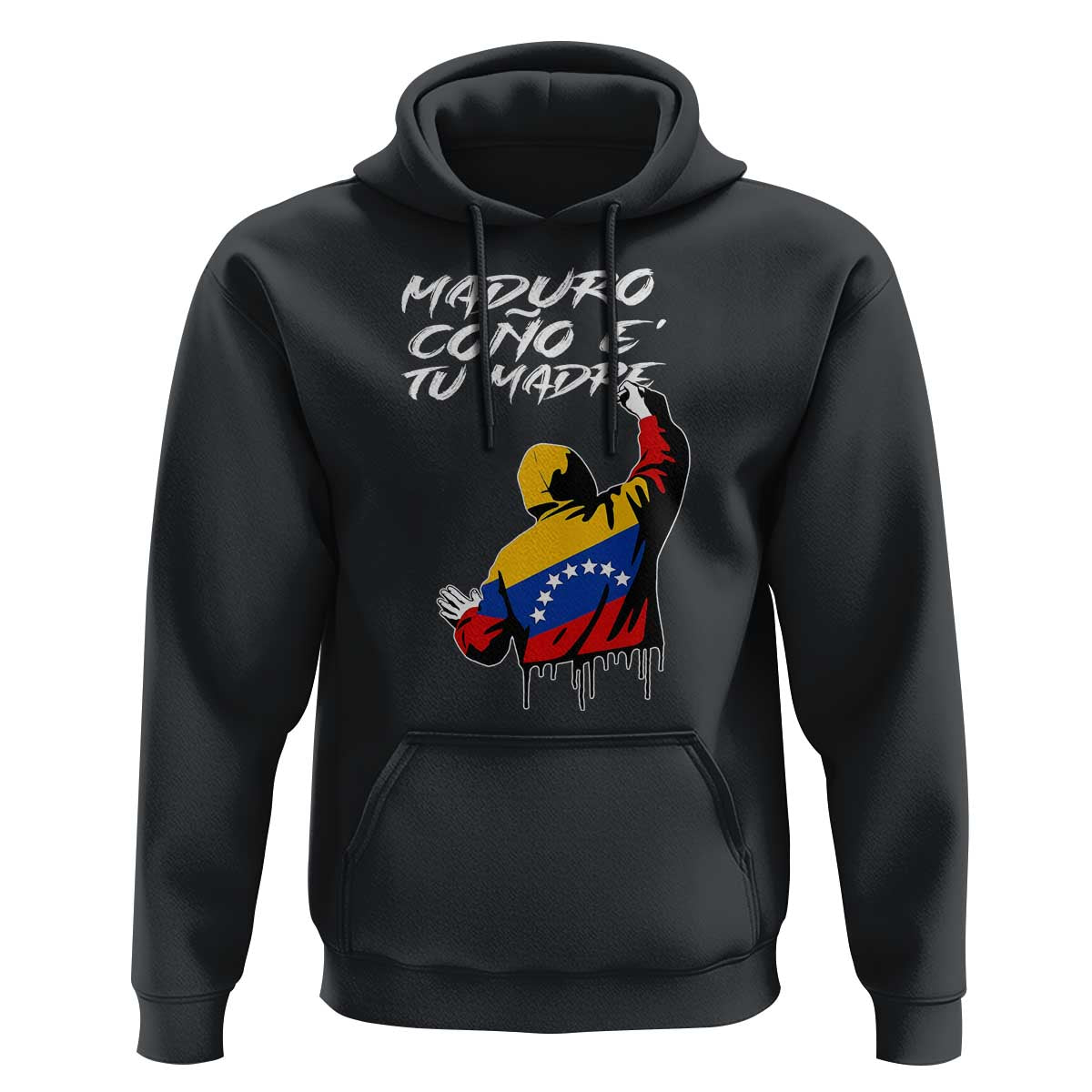 Maduro Cono e Tu Madre Hoodie Venezuelan Protest Graffiti Graphic - Wonder Print Shop