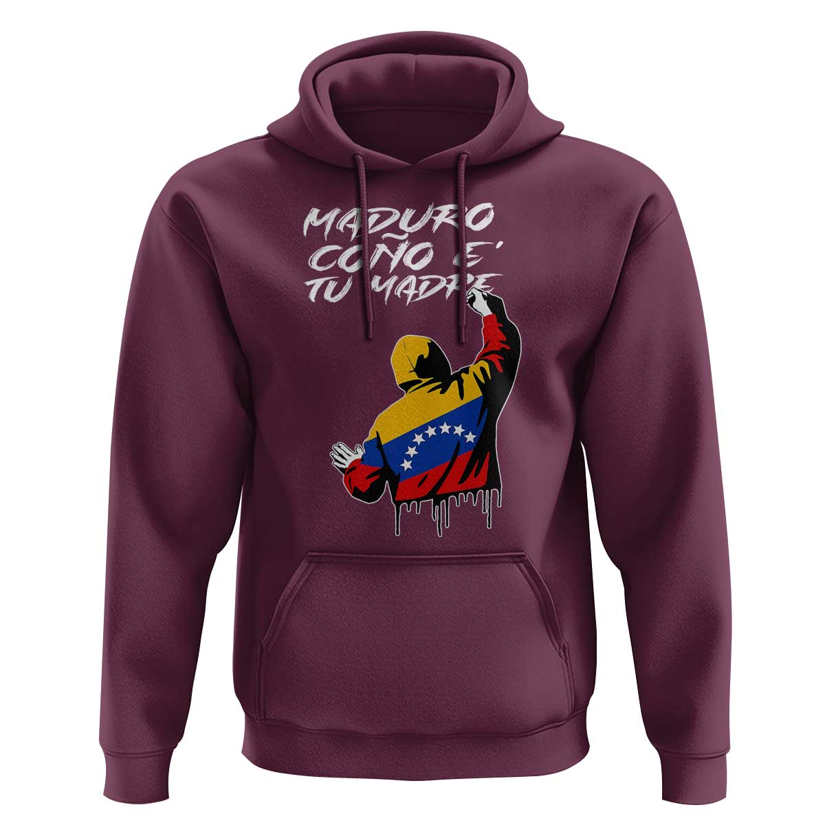 Maduro Cono e Tu Madre Hoodie Venezuelan Protest Graffiti Graphic - Wonder Print Shop