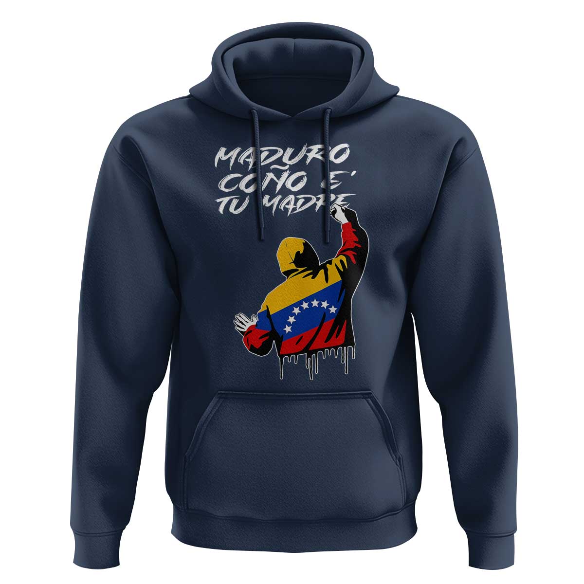 Maduro Cono e Tu Madre Hoodie Venezuelan Protest Graffiti Graphic - Wonder Print Shop