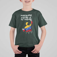 Maduro Cono e Tu Madre T Shirt For Kid Venezuelan Protest Graffiti Graphic - Wonder Print Shop