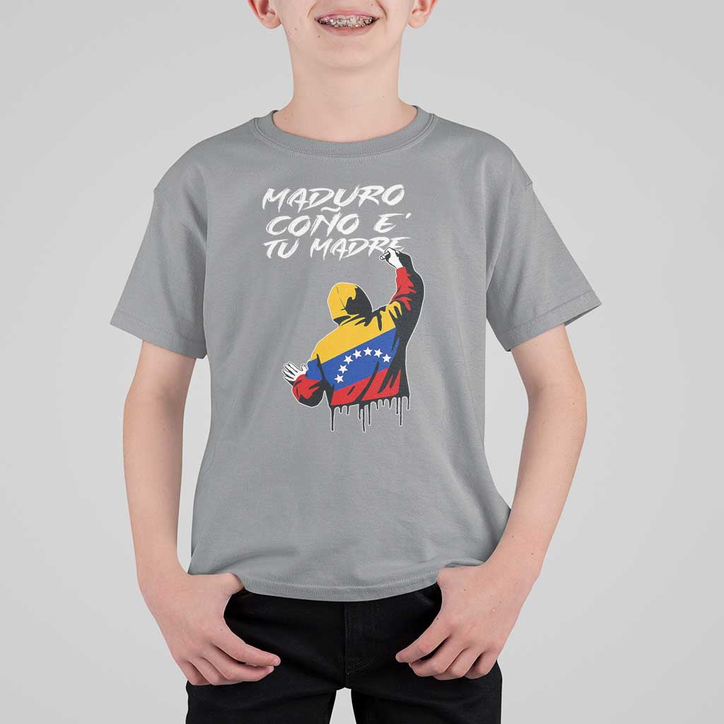 Maduro Cono e Tu Madre T Shirt For Kid Venezuelan Protest Graffiti Graphic - Wonder Print Shop