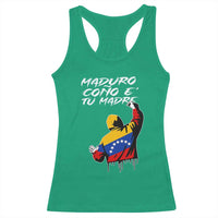 Maduro Cono e Tu Madre Racerback Tank Top Venezuelan Protest Graffiti Graphic - Wonder Print Shop