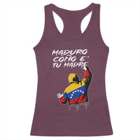 Maduro Cono e Tu Madre Racerback Tank Top Venezuelan Protest Graffiti Graphic - Wonder Print Shop