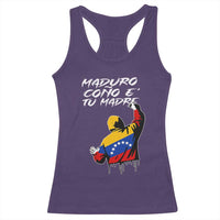 Maduro Cono e Tu Madre Racerback Tank Top Venezuelan Protest Graffiti Graphic - Wonder Print Shop