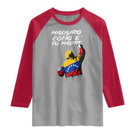 Maduro Cono e Tu Madre Raglan Shirt Venezuelan Protest Graffiti Graphic - Wonder Print Shop