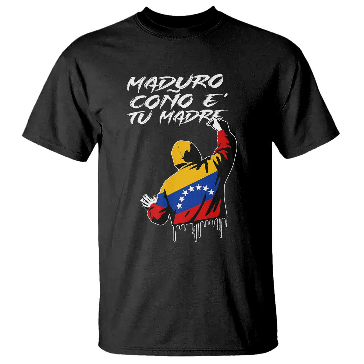 Maduro Cono e Tu Madre T Shirt Venezuelan Protest Graffiti Graphic - Wonder Print Shop