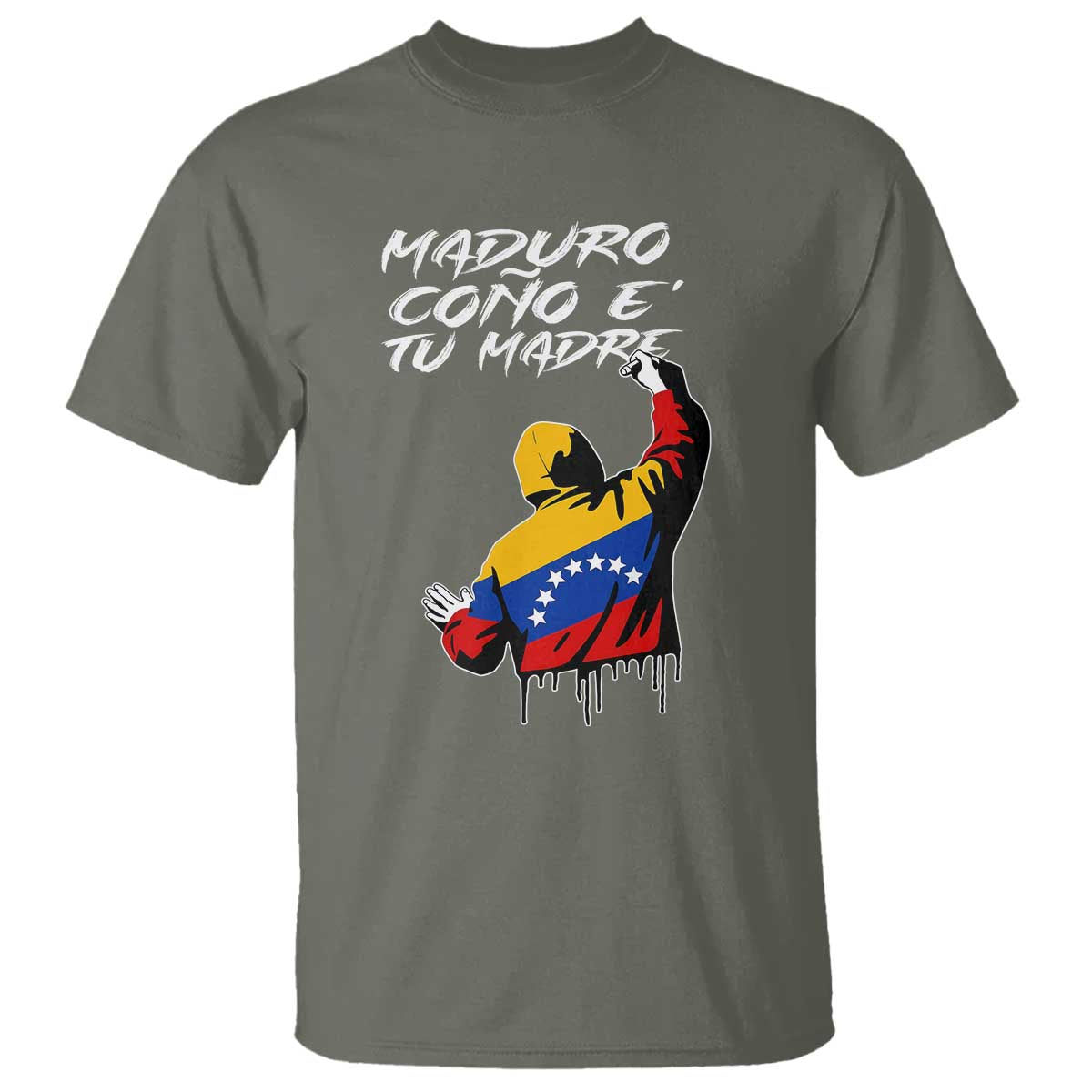 Maduro Cono e Tu Madre T Shirt Venezuelan Protest Graffiti Graphic - Wonder Print Shop