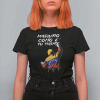 Maduro Cono e Tu Madre T Shirt For Women Venezuelan Protest Graffiti Graphic - Wonder Print Shop