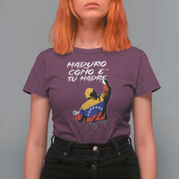 Maduro Cono e Tu Madre T Shirt For Women Venezuelan Protest Graffiti Graphic - Wonder Print Shop