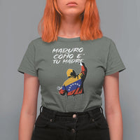 Maduro Cono e Tu Madre T Shirt For Women Venezuelan Protest Graffiti Graphic - Wonder Print Shop