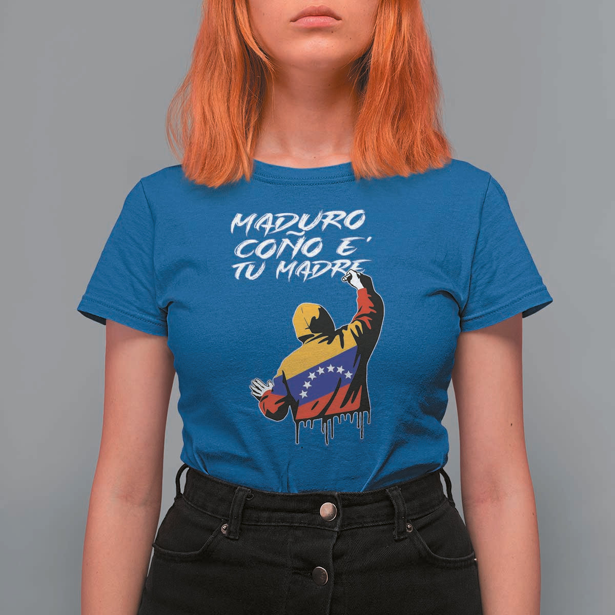 Maduro Cono e Tu Madre T Shirt For Women Venezuelan Protest Graffiti Graphic - Wonder Print Shop