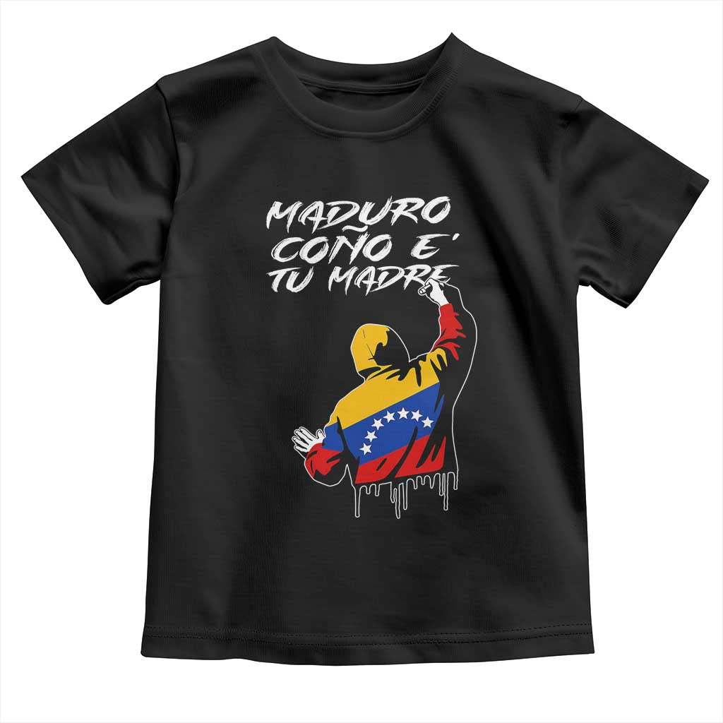 Maduro Cono e Tu Madre Toddler T Shirt Venezuelan Protest Graffiti Graphic - Wonder Print Shop