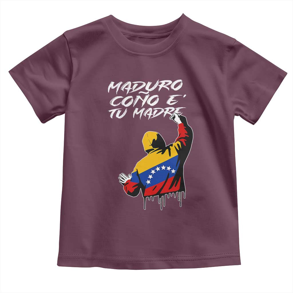 Maduro Cono e Tu Madre Toddler T Shirt Venezuelan Protest Graffiti Graphic - Wonder Print Shop